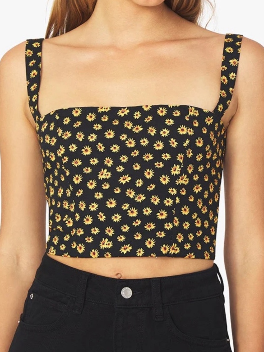 We Wore What Daisy Straight Neck Corset